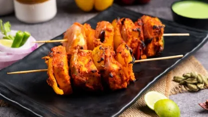 Paneer Tikka - Vegetarian tandoori dish at Lotus Fine Indian Cuisine Calgary